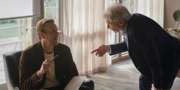 Jason Segel and Harrison Ford in AppleTV+'s 'Shrinking' - Agents of Fandom