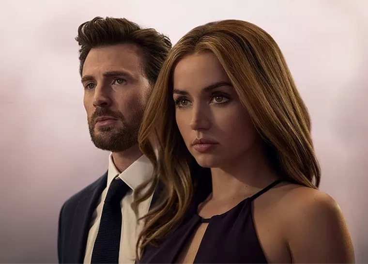 Chris Evans and Ana de Armas in Ghosted | Agents of Fandom