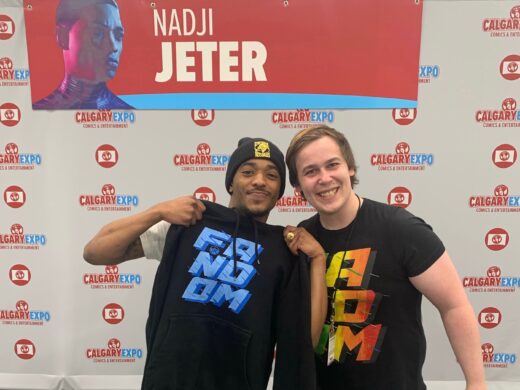 Voice actor of PS5 Miles Morales Nadji Jeter and Agents of Fandom Editor in Chief TJ Zwarych | Agents of Fandom