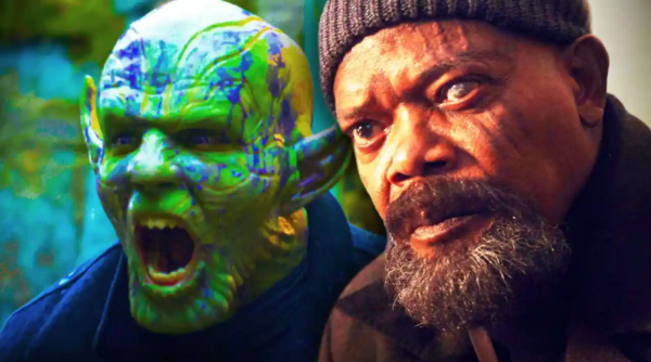 Gravik (Kingsley Ben-Adir) and Nick Fury (Samuel L. Jackson) in Marvel Studios' Secret Invasion | Agents of Fandom