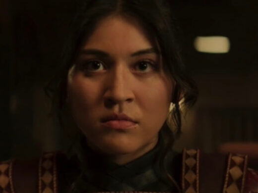Alaqu Cox as Maya Lopex wearing her new suit in the Echo Finale | Agents of Fandom