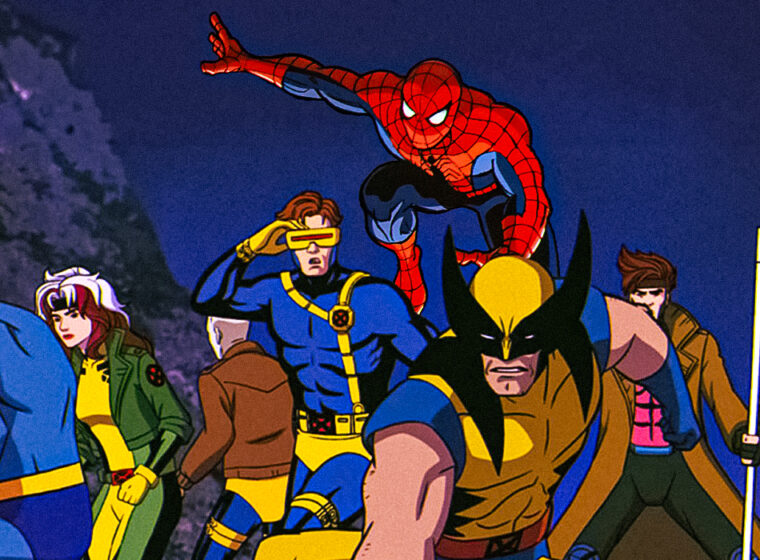 The cast of X-Men the Animated Series hanging out with Spider-Man | Agents of Fandom