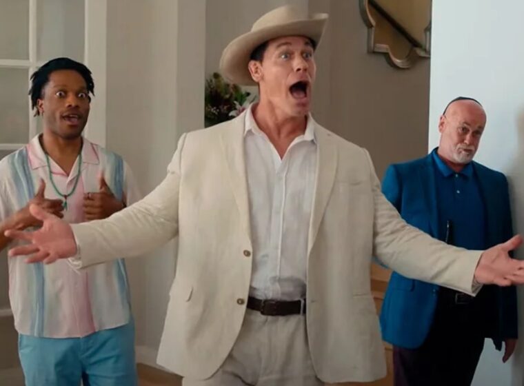 John Cena appearing at a party as Ricky Stanicky | Agents of Fandom
