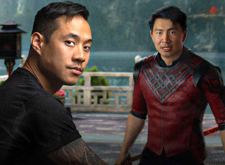 The Sympathizer's Fred Nguyen Khan photsohopped next to Shang-Chi's Simu Liu | Agents of Fandom