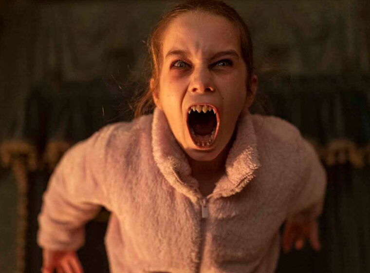 Alisha Weir screams as the vampire Abigail | Agents of Fandom