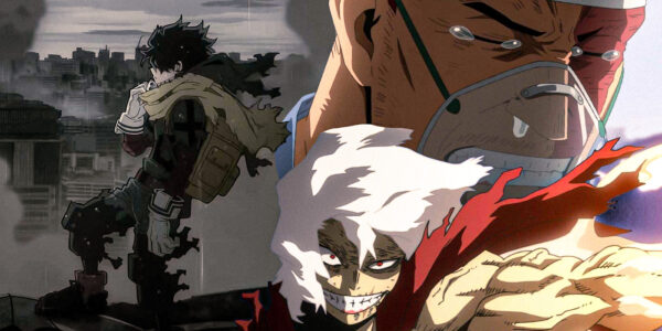 Deku standing in the rain, Endeavor crying in the hospital, and Shigaraki smiling in My Hero Academia Season 6 | Agents of Fandom
