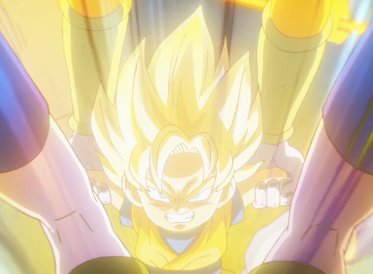 Goku (Masako Nozawa) turning Super Saiyan in Dragon Ball Daima Episode 5 | Agents of Fandom
