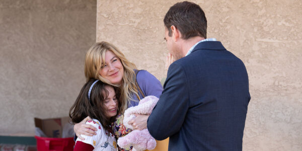 Imogen Faith Reid, Ellen Pompeo, and Mark Duplass in Hulu's Good American Family | Agents of Fandom