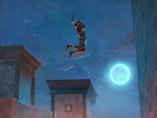 Memnon attacks under a moonlit sky in Eyes of Wakanda | Agents of Fandom