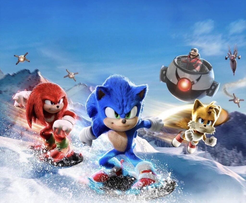 Knuckles, Sonic, and Tails in Sonic the Hedgehog 2 - Agents of Fandom