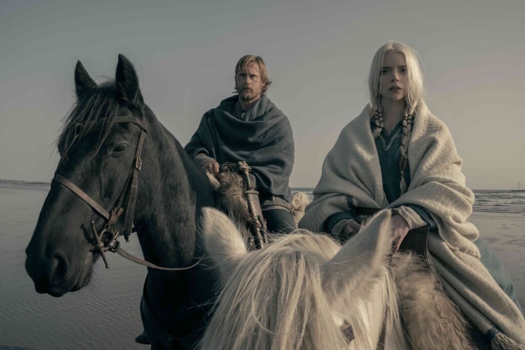 Alexander Skarsgard (left) and Anya Taylor-Joy (right) are only part of the A-list cast in this film -Agents of Fansom