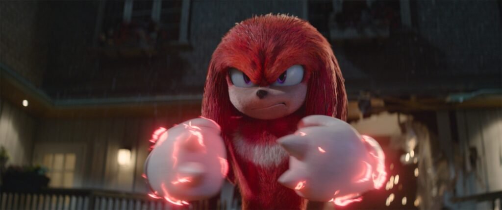 Idris Elba as Knuckles in Sonic the Hedgehog 2 - Agents of Fandom