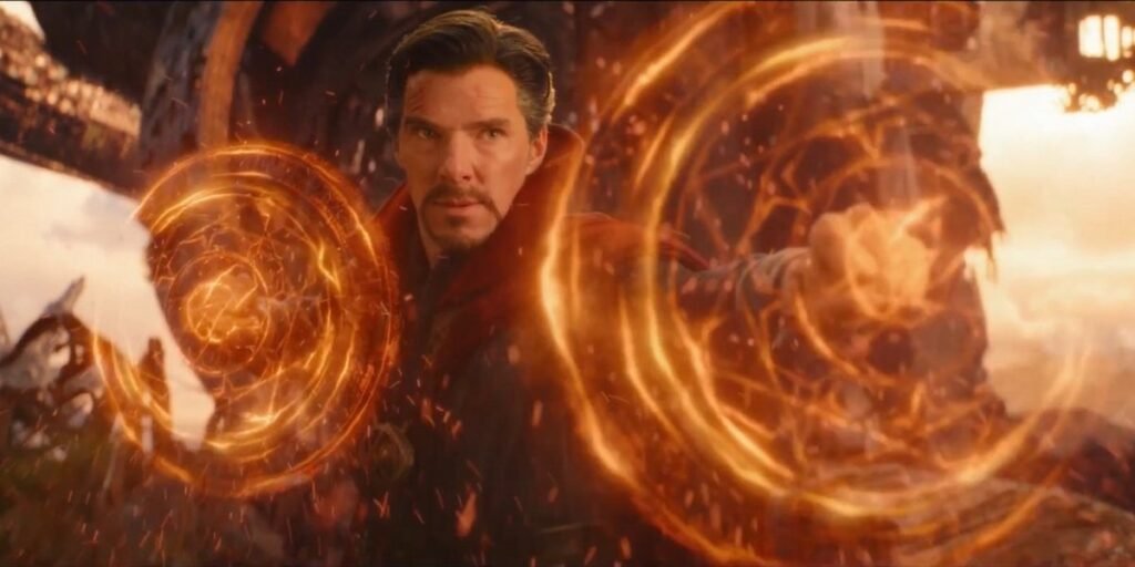 Doctor Strange wields Tao Mandalas as protective shields against enemies of all sorts.