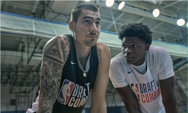 Juancho Hernangomez (left) and Anthony Edwards (right) square off in a test of mental fortitude.