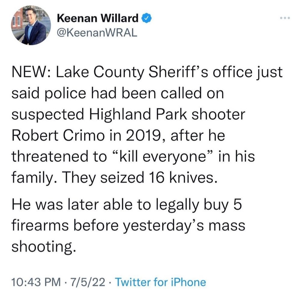 After the Chicago shooting, officials found out that the shooter had prior issues with violence. This is not unlike other statistics of mass shooters.
