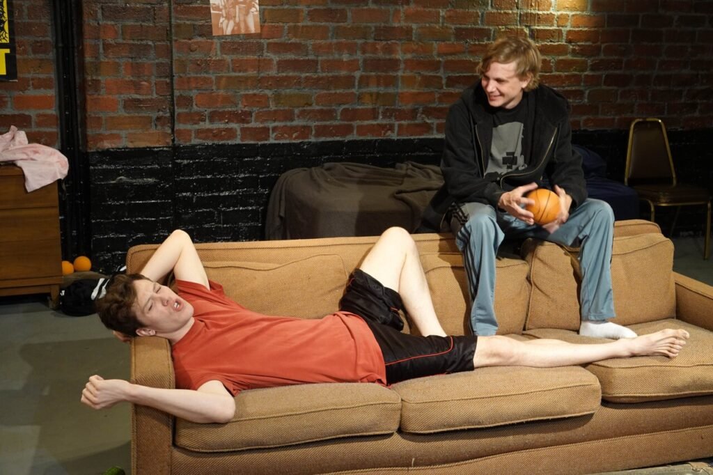 Alex Neher and Justin Preston capture teen angst and dark truths during a sleepover in Tim Venable's though-provoking play, "The Beautiful People"