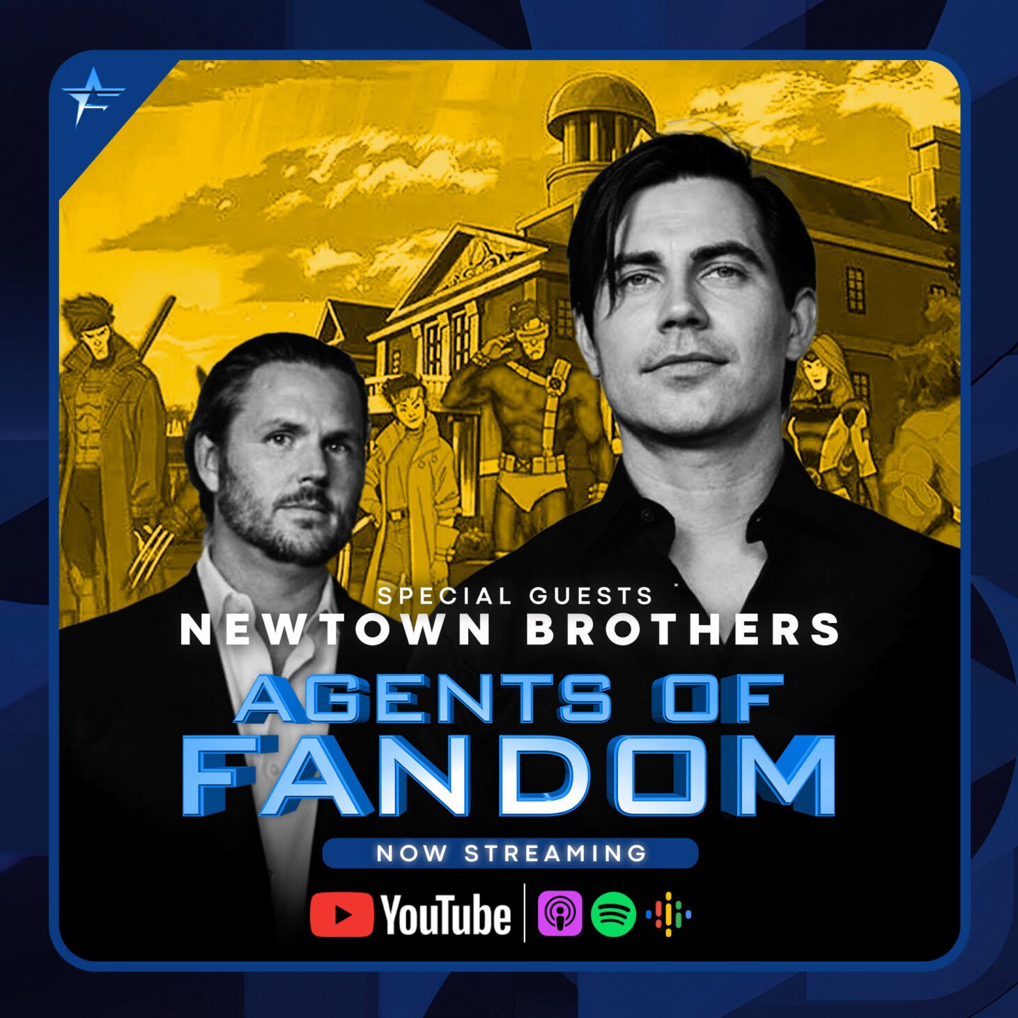 X Men 97s Newport Brothers With the Agents of Fandom | Agents of Fandom