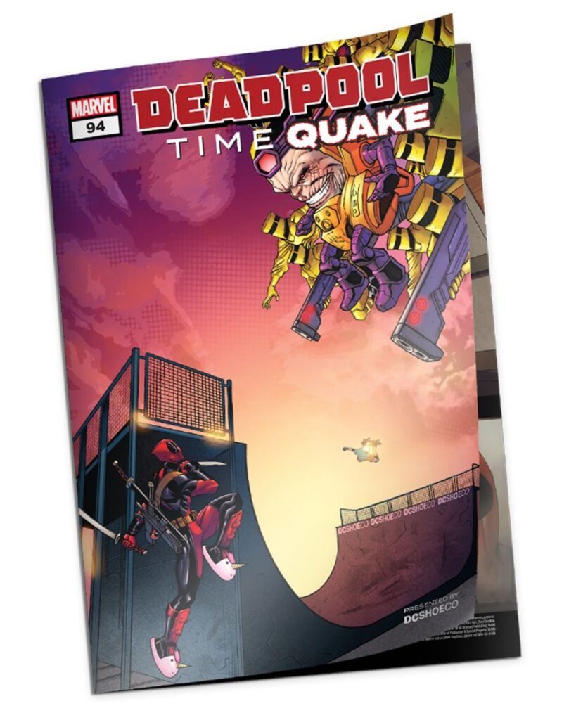 Deadpool: Time Quake available with purchase from DC Shoes

via Agency of Fandom