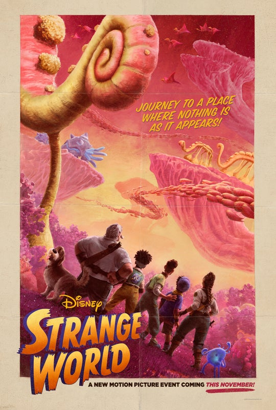 Poster for Disney's Strange World - Agents of Fandom