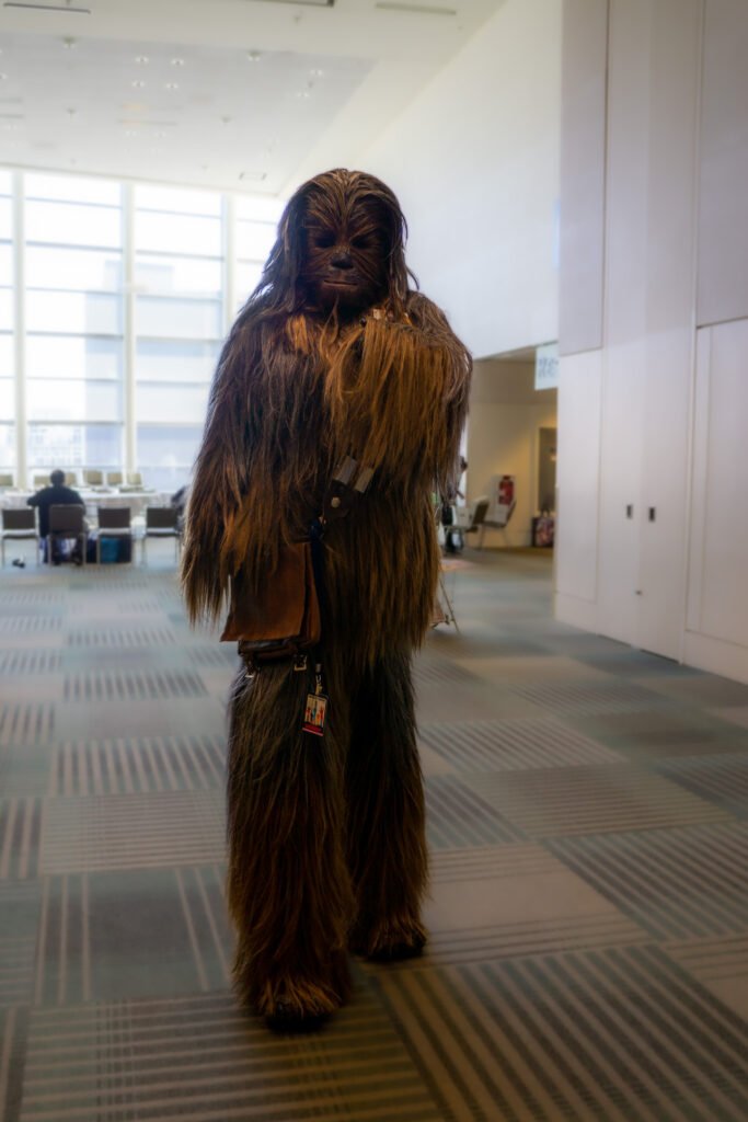 Chewbacca riding solo at Fan Expo SF - Agents of Fandom