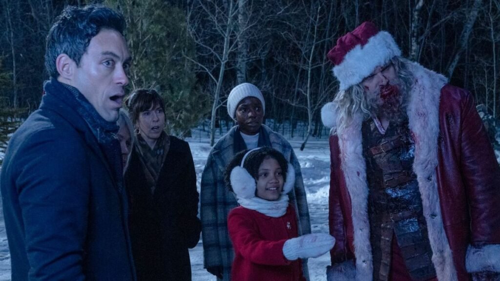 Santa with the Lightstone Family in Violent Night - Agents of Fandom