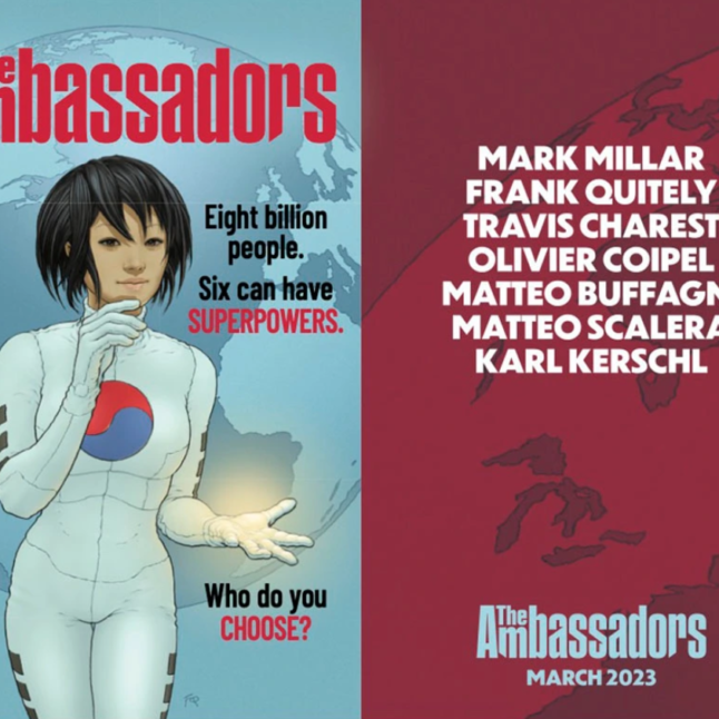 Mark Millar and his new project The Ambassadors via Agents of Fandom