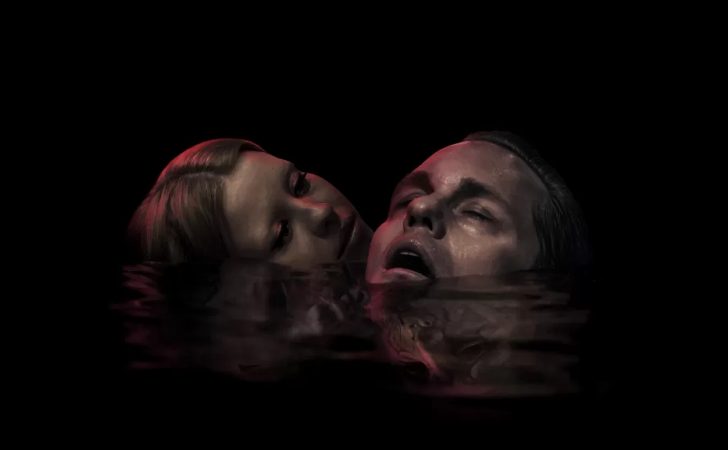 Mia Goth and Alexander Skarsgård in Infinity Pool, 2023 | Agents Of Fandom