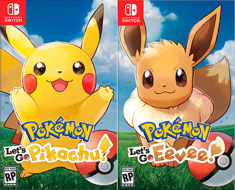 Covers of Pokémon Let's Go Pikachu and Eevee | Agents of Fandom