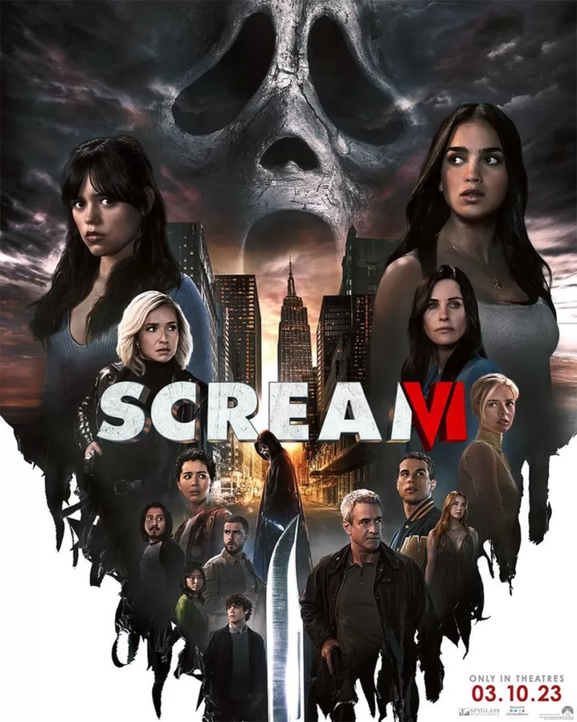 Poster for Scream 6 coming to theaters on March 10, 2023 - Agents of Fandom