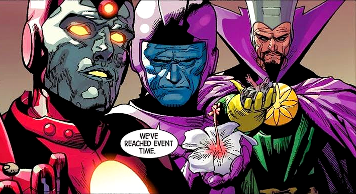 Iron Lad, Kang, and Immortus (Left to Right), Ultimate Invasion | Agents of Fandom