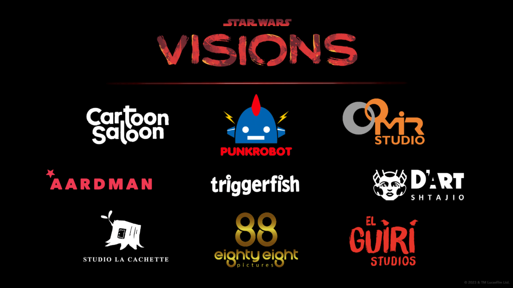 The studios taking on the production of Star Wars: Visions | Agents of Fandom
