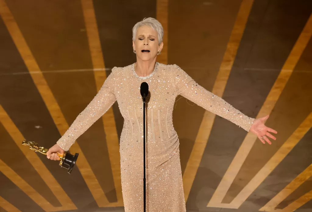 Jamie Lee Curtis at the 95th Oscars | Agents of Fandom