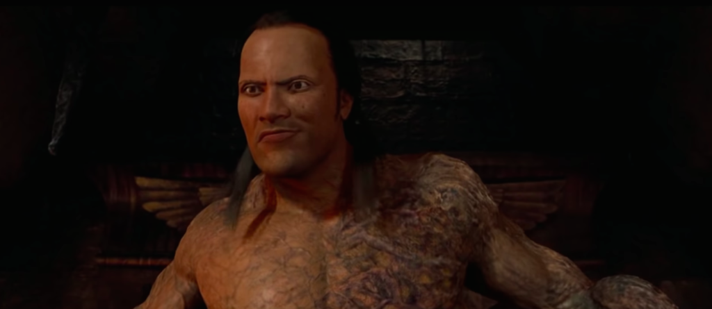 Dwayne "The Rock" Johnson CGI'ed as the Scorpion King in The Mummy Returns | Agents of Fandom