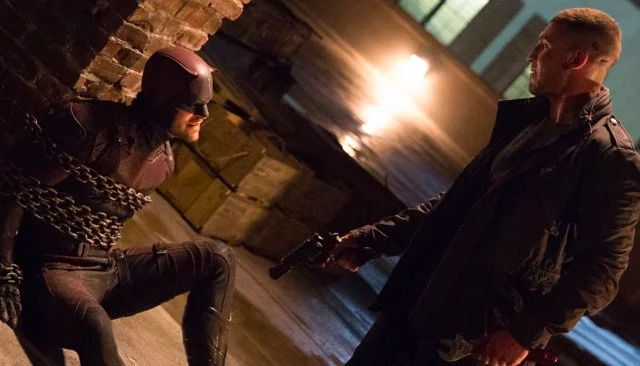 Charlie Cox as Daredevil and Jon Bernthal as The Punisher in Daredevil | Agents of Fandom