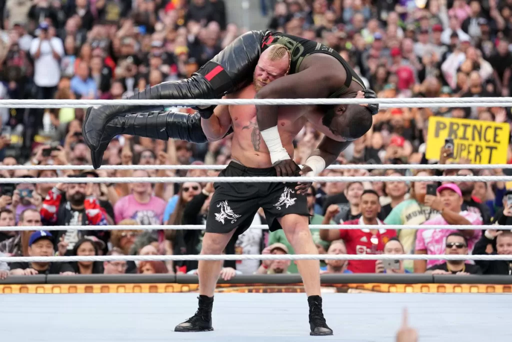 Brock Lesnar at WrestleMania 39 results | Agents of Fandom