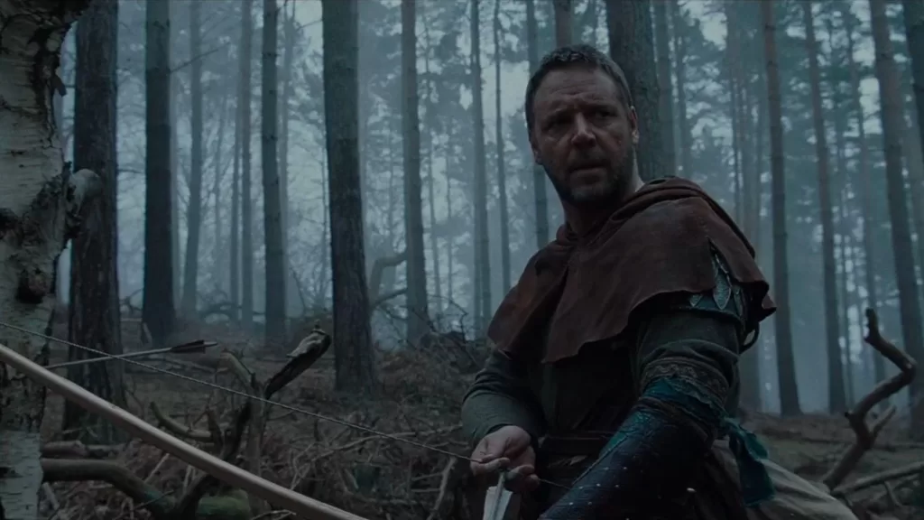 Russell Crowe as Robin Longstride in Robin Hood | Agents of Fandom