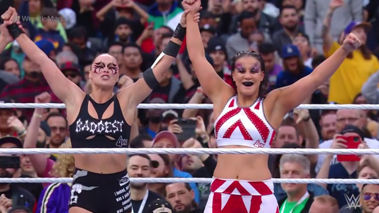 Shayna Baszler and Ronda Rousey at WrestleMania 39 results | Agents of Fandom