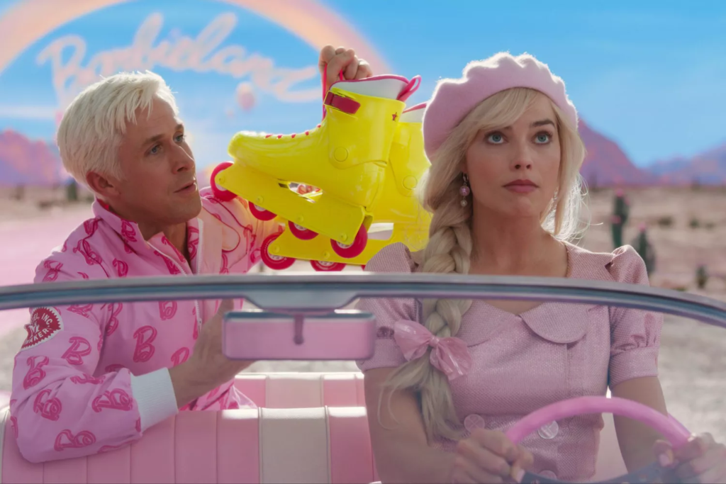 Ryan Gosling as Ken and Margot Robbie as Barbie in Barbie | Agents of Fandom
