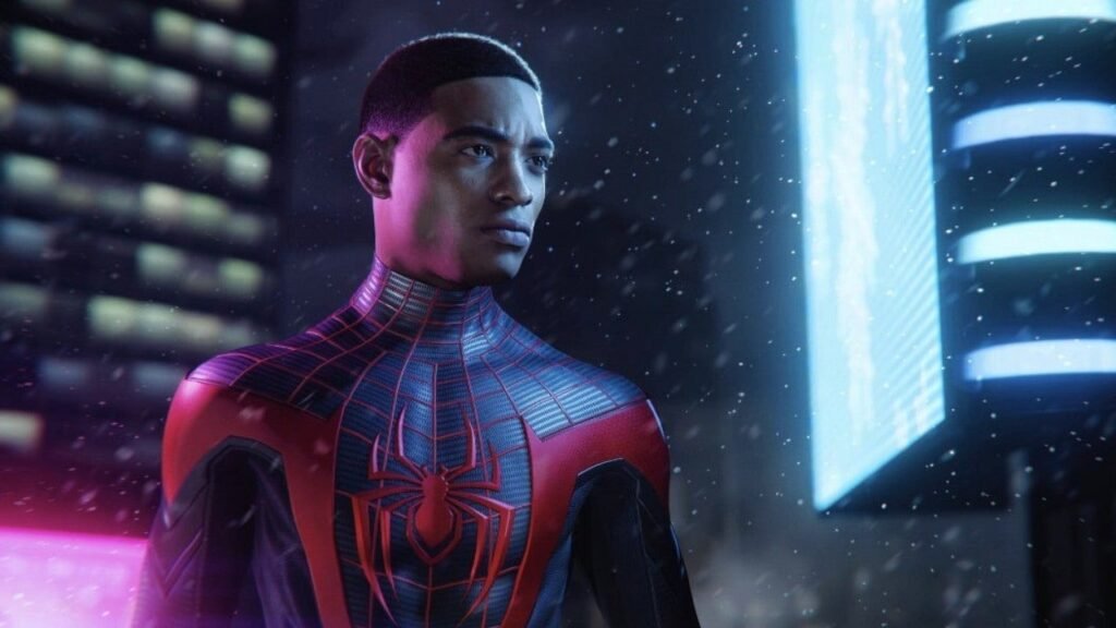 Nadji Jeter as Miles Morales voice actor in Spider-Man: Miles Morales | Agents of Fandom