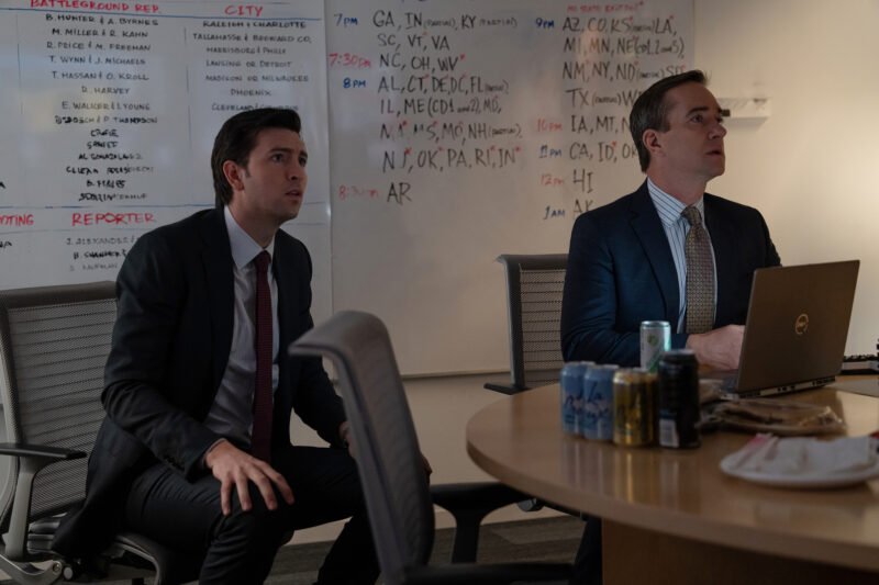 Nicholas Braun as Greg Hirsch and Matthew Macfadyen as Tom Wambsgans in Succession episode 8 | Agents of Fandom