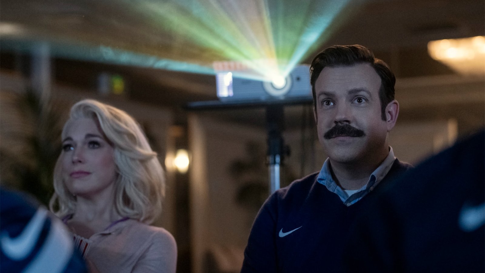 Hannah Waddingham and Jason Sudeikis in Ted Lasso episode 11, now streaming on Apple TV+. | Agents of Fandom