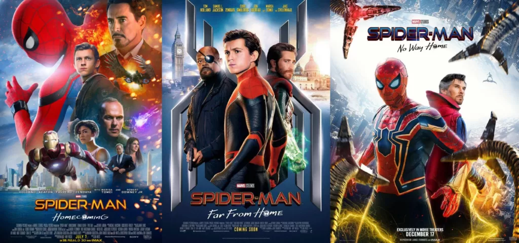 Theatrical posters for each installment in the MCU's Spider-Man franchise | Agents of Fandom