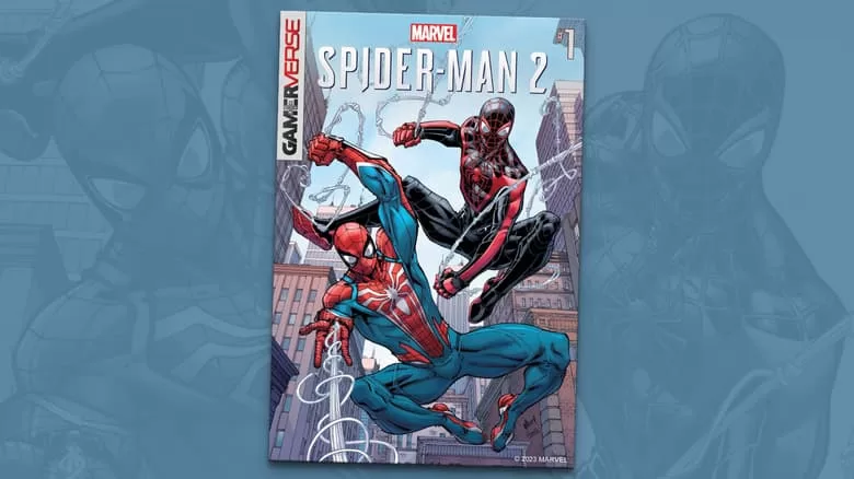 Peter Parker and Miles Morales on the cover of a prequel comic for Marvel's Spider-Man 2 game | Agents of Fandom