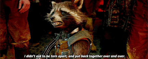 Guardians of the Galaxy GIF featuring Rocket Raccoon | Agents of Fandom
