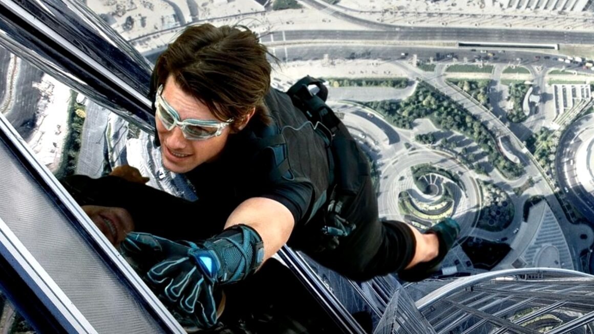 Ethan Hunt (Tom Cruise) scales the tallest building in the world - the Burj Khalifa. No big deal I Agents of Fandom