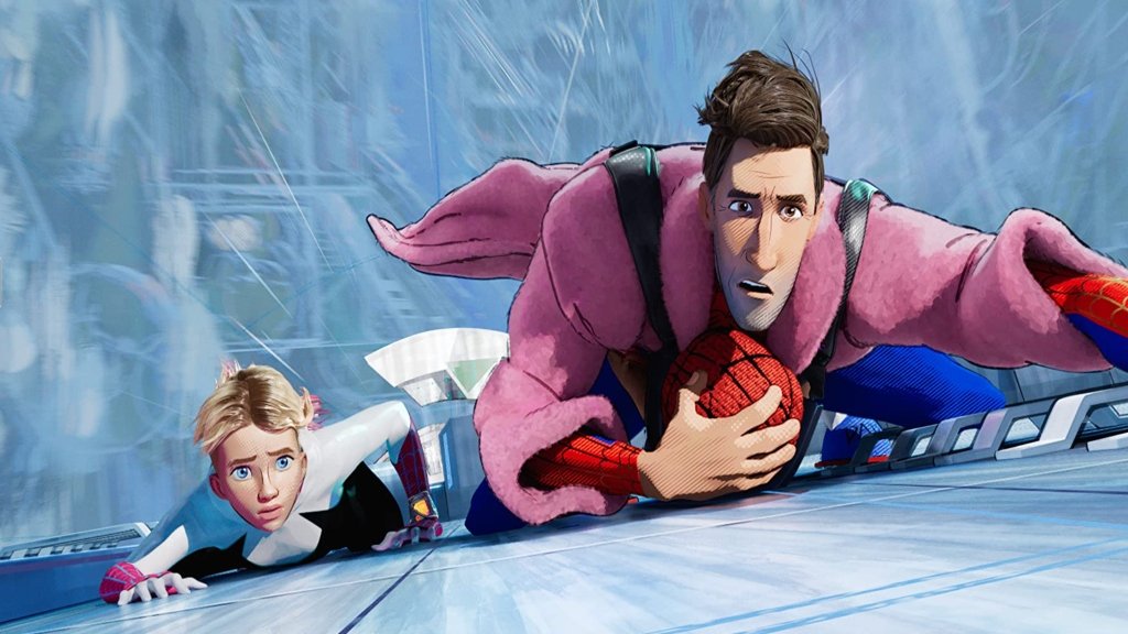 Gwen Stacy (Hailee Steinfeld) and Peter B. Parker (Jake Johnson) in Spider-Man: Across the Spider-Verse | Agents of Fandom