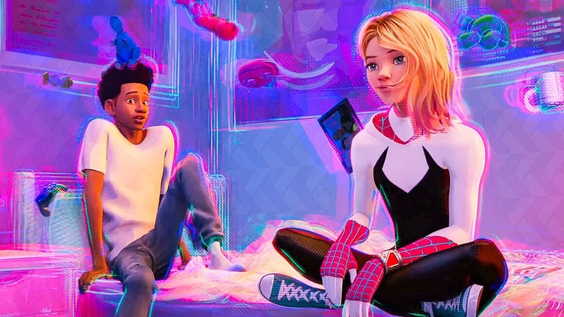 Miles and Gwen in Spider-Man: Across the Spider-Verse | Agents of Fandom
