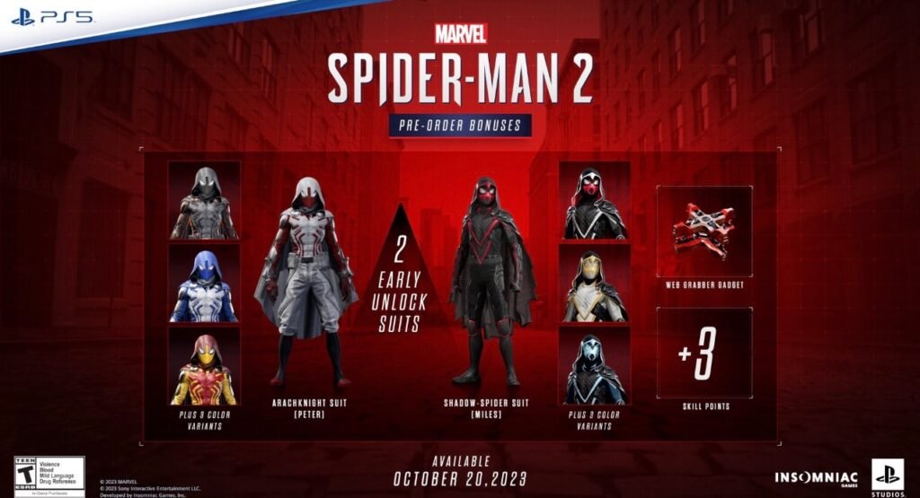 PS5 Spider-Man 2 release date and pre-order bonuses | Agents of Fandom