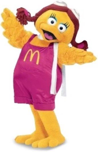 Birdie the Early Bird, a character created to promote McDonald's new breakfast items back in 1980 | Agents of Fandom