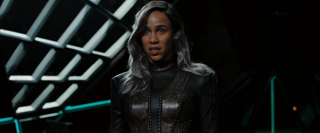 Zawe Ashton as Dar-Benn in a scene in The Marvels trailer 2 | Agents of Fandom